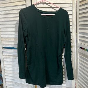 Women's Gap Maternity Long sleeve shirt Green Size Large